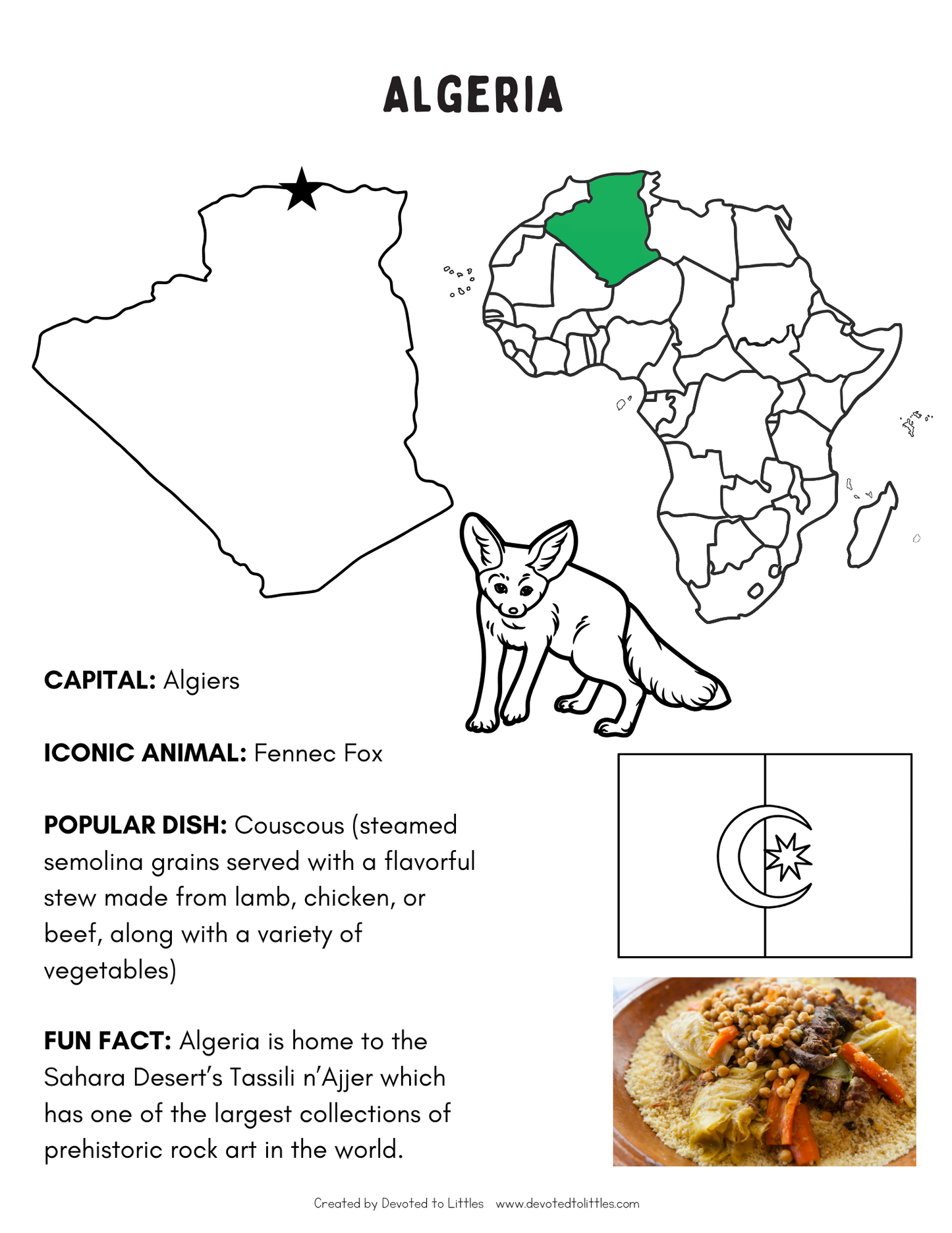 My African Countries Workbook