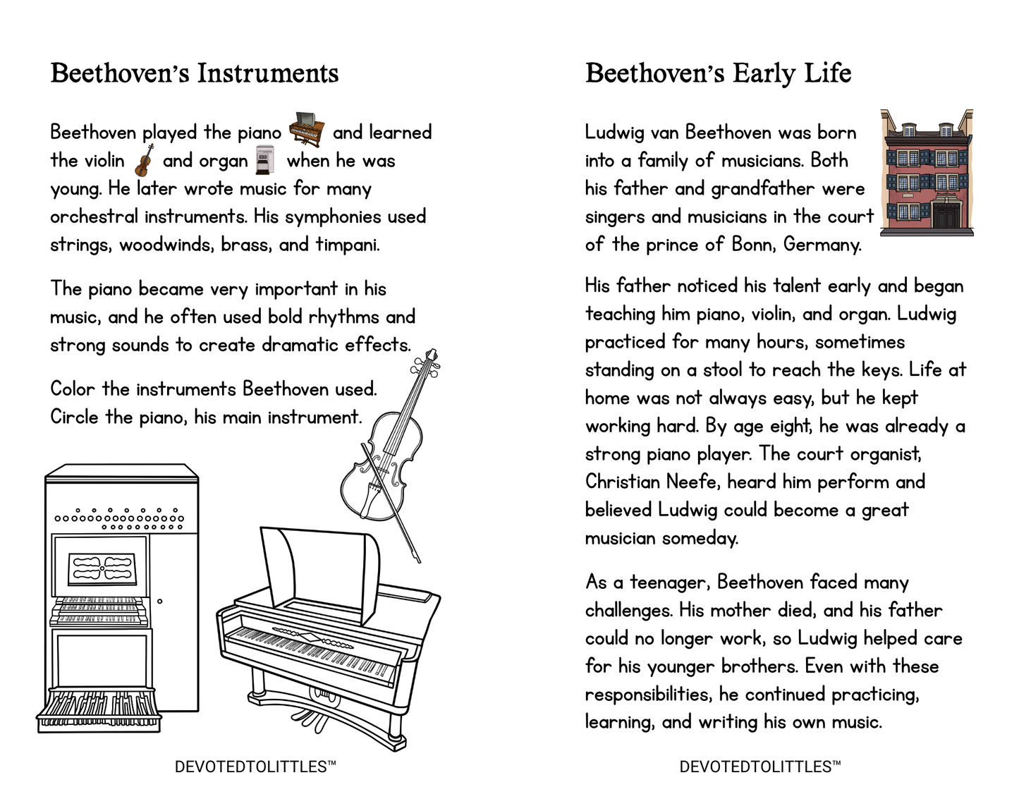 Cycle 2 Composers Mini Book Set – Digital Download