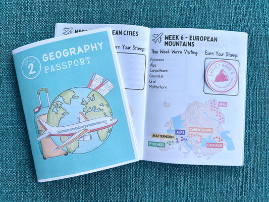 Cycle 2 Geography Passport - Digital Download