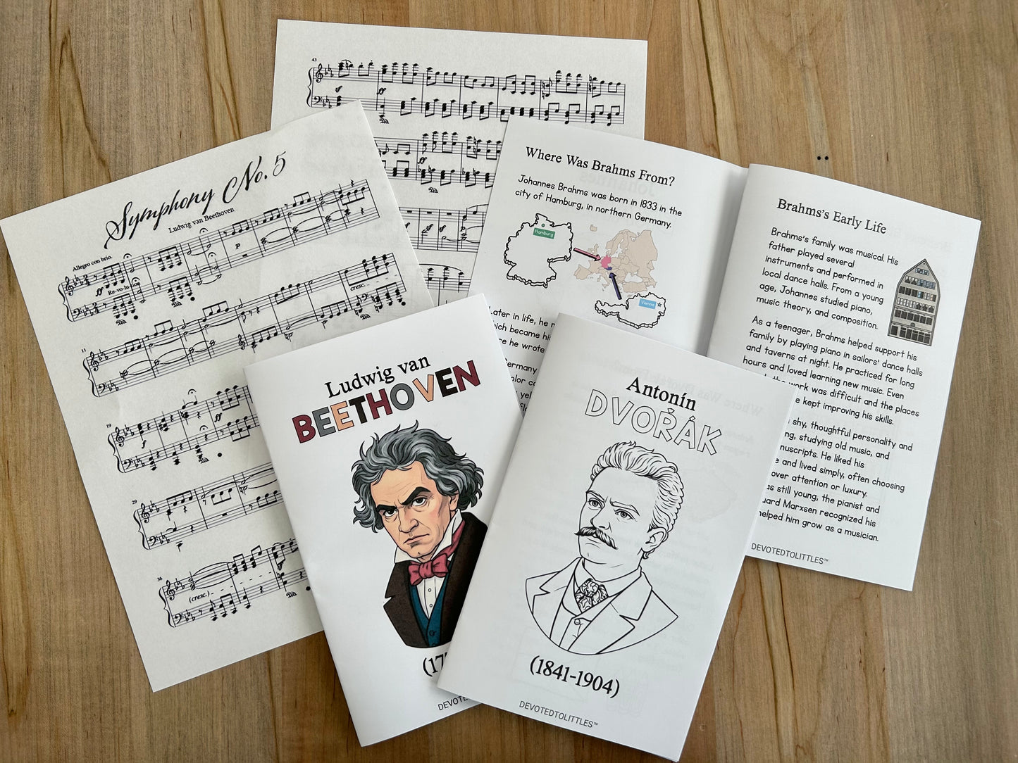 Cycle 2 Composers Mini Book Set – Digital Download