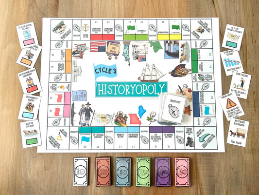 Cycle 3 Historyopoly Board Game