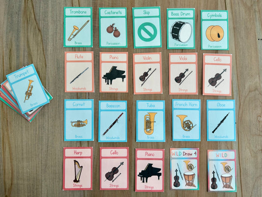 Instruments UNO Card Game