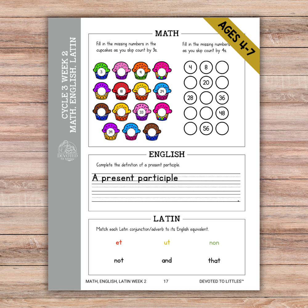 Cycle 3 Memory Work Activity Book