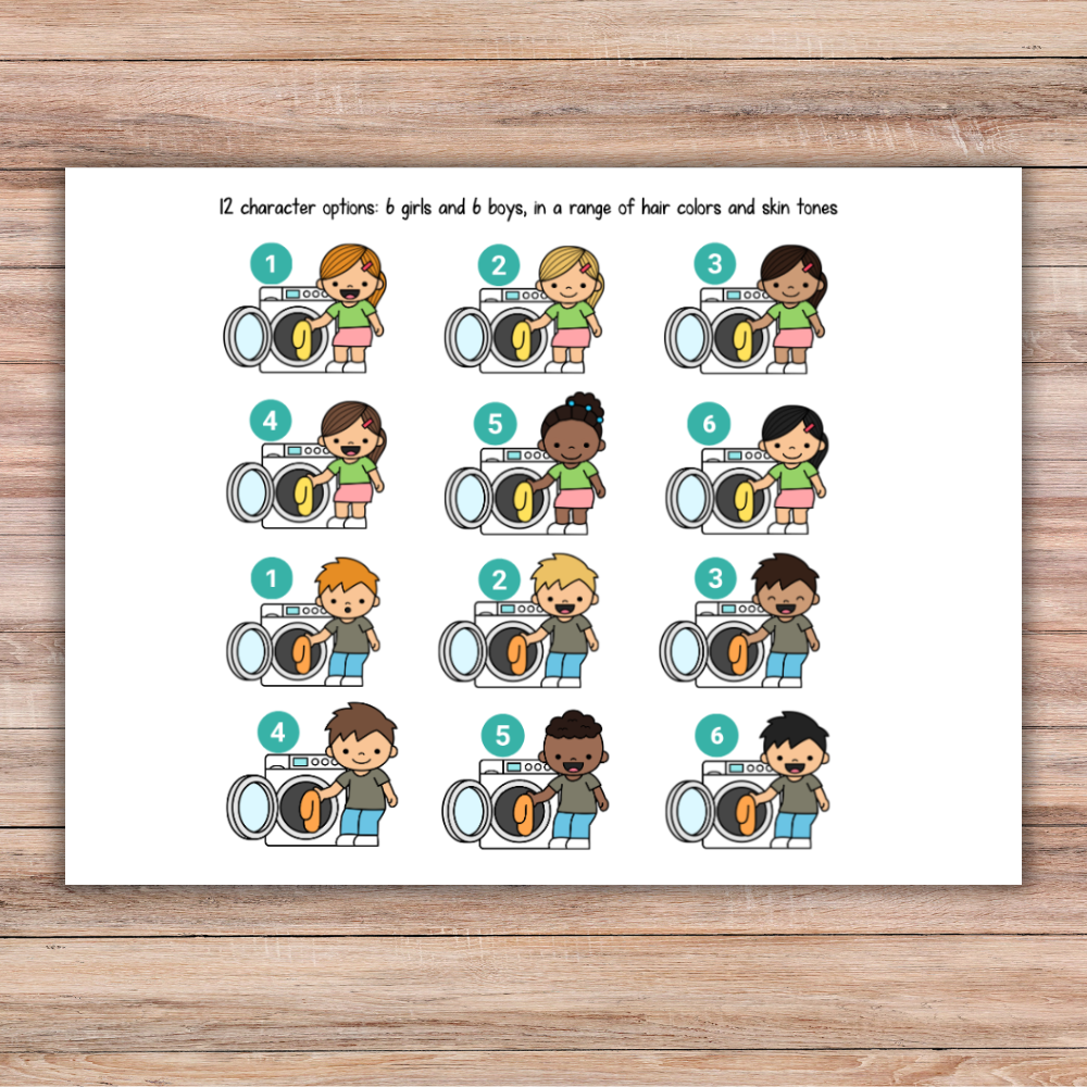 Kids' Daily Responsibilities Chart - Digital Download