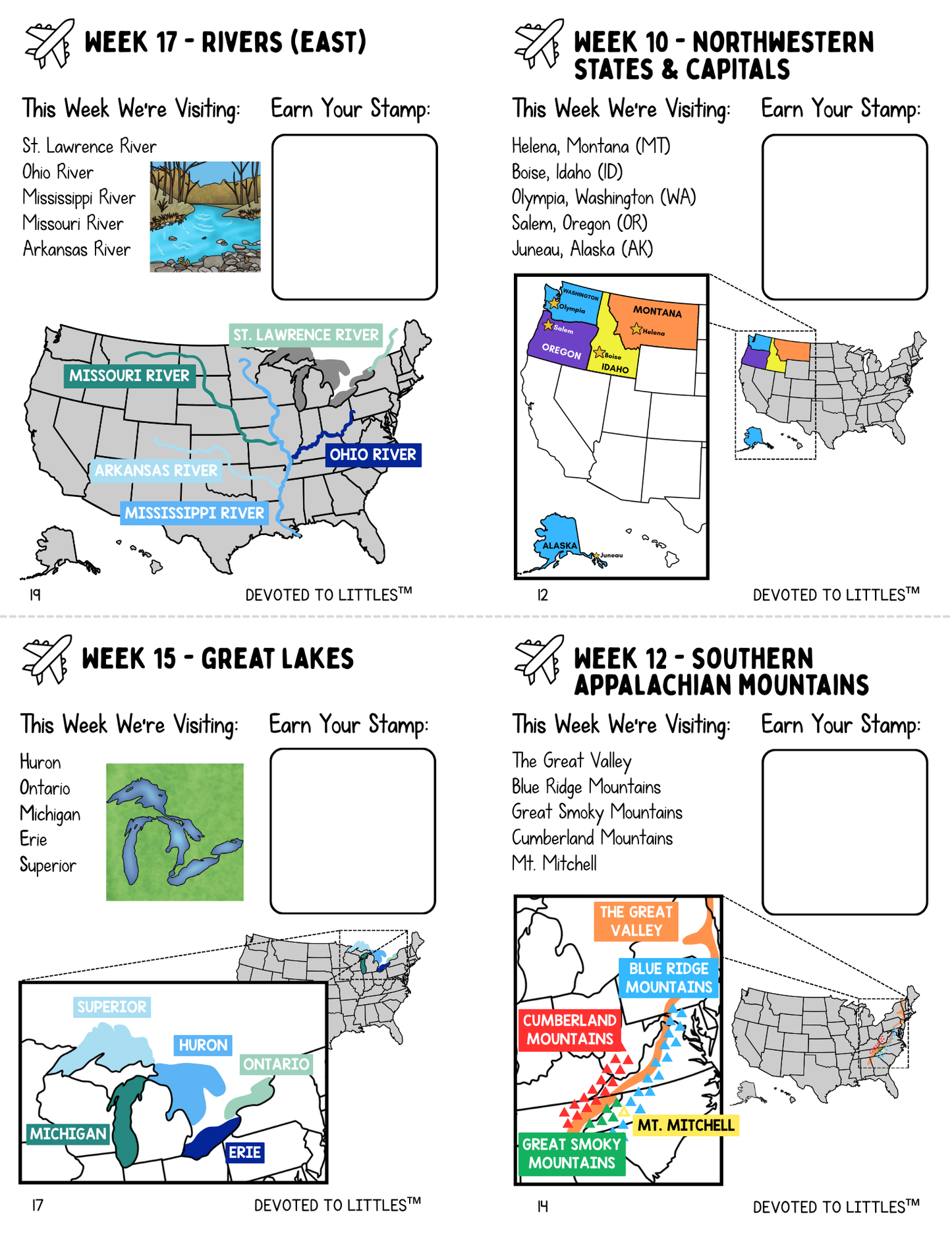 Cycle 3 Geography Passport - Digital Download