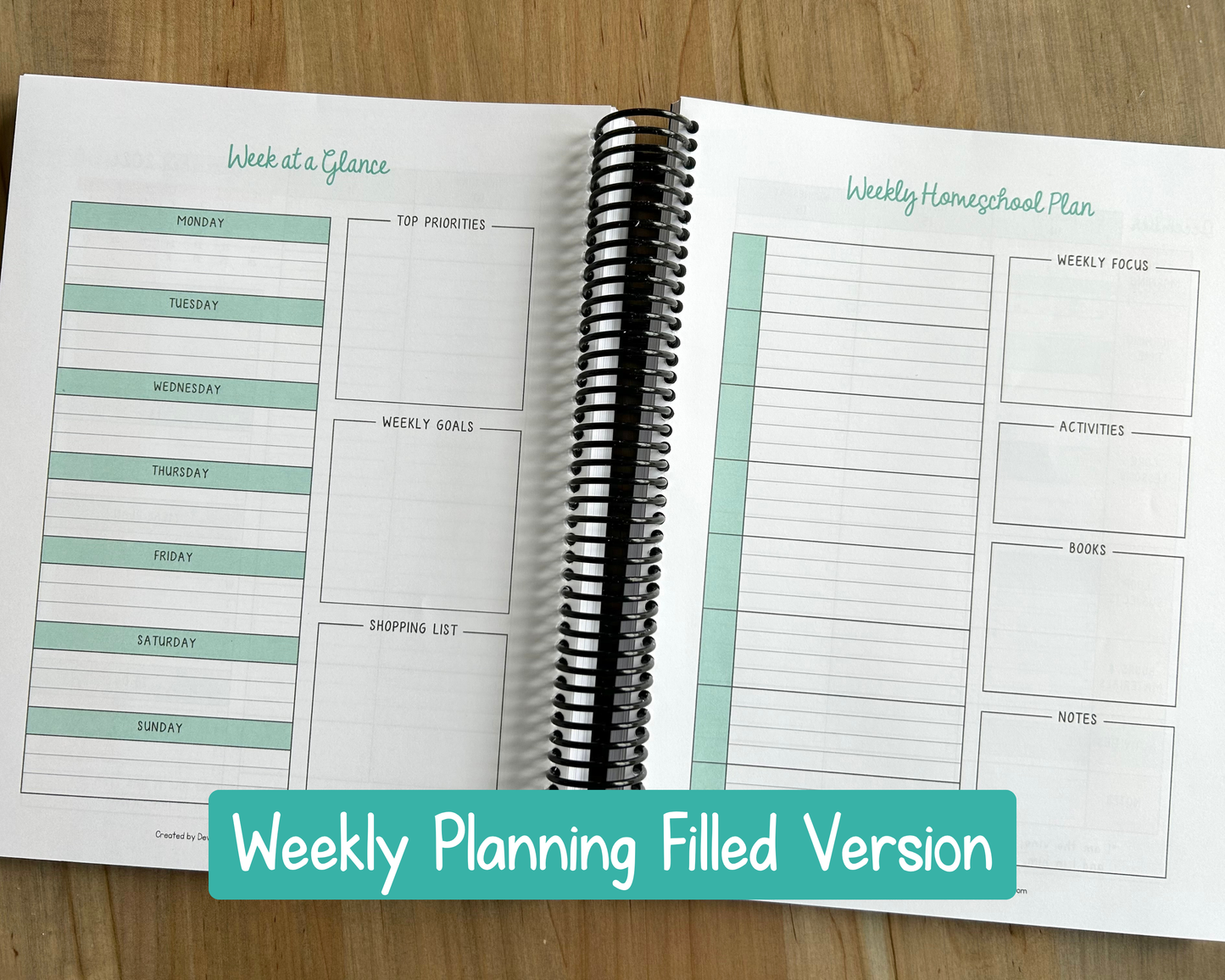 Homeschool Planner 2026-2027