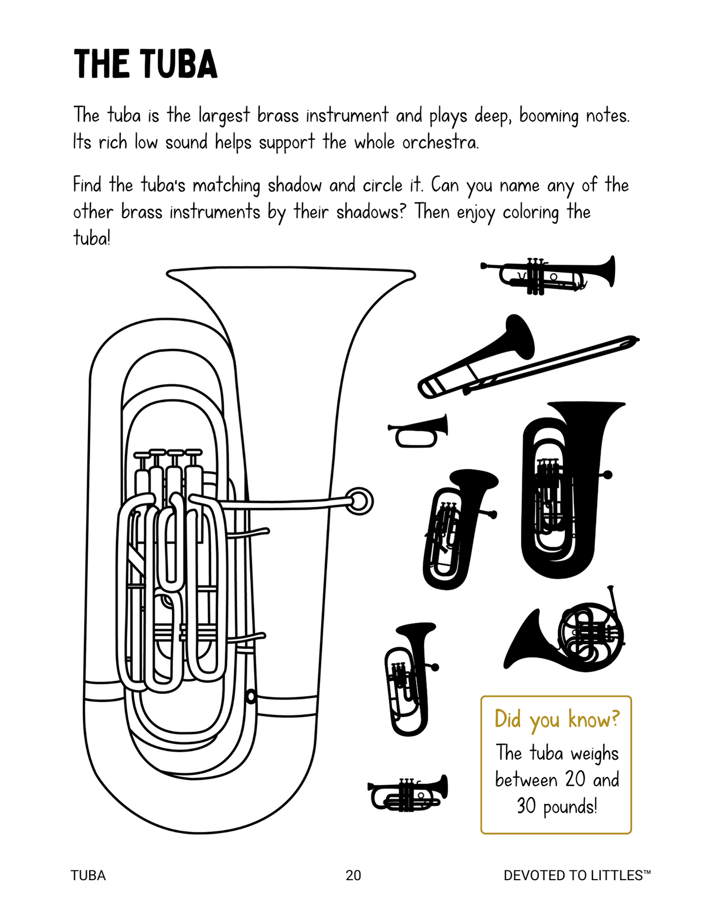 Instruments of the Orchestra Activity Book