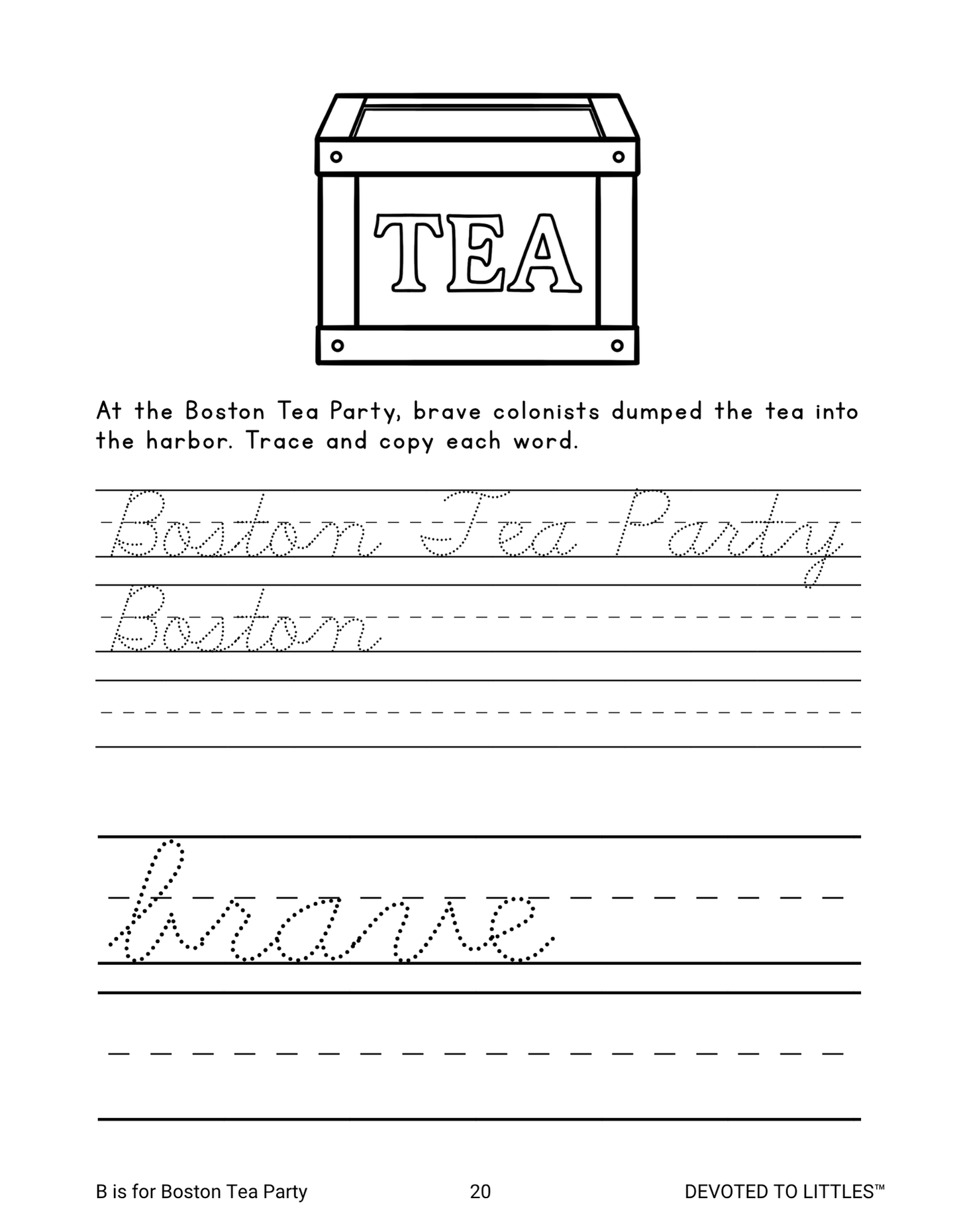The ABCs of American History: Cursive Workbook