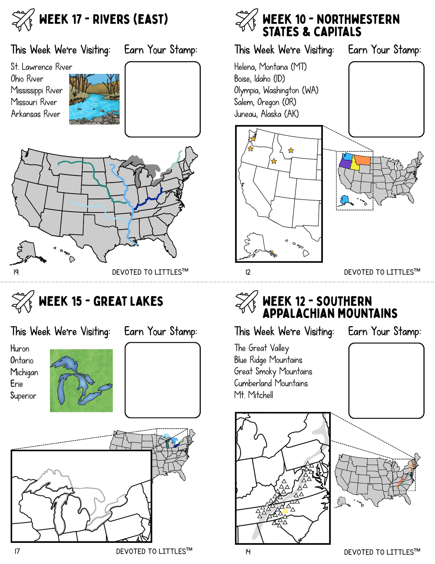 Cycle 3 Geography Passport - Digital Download