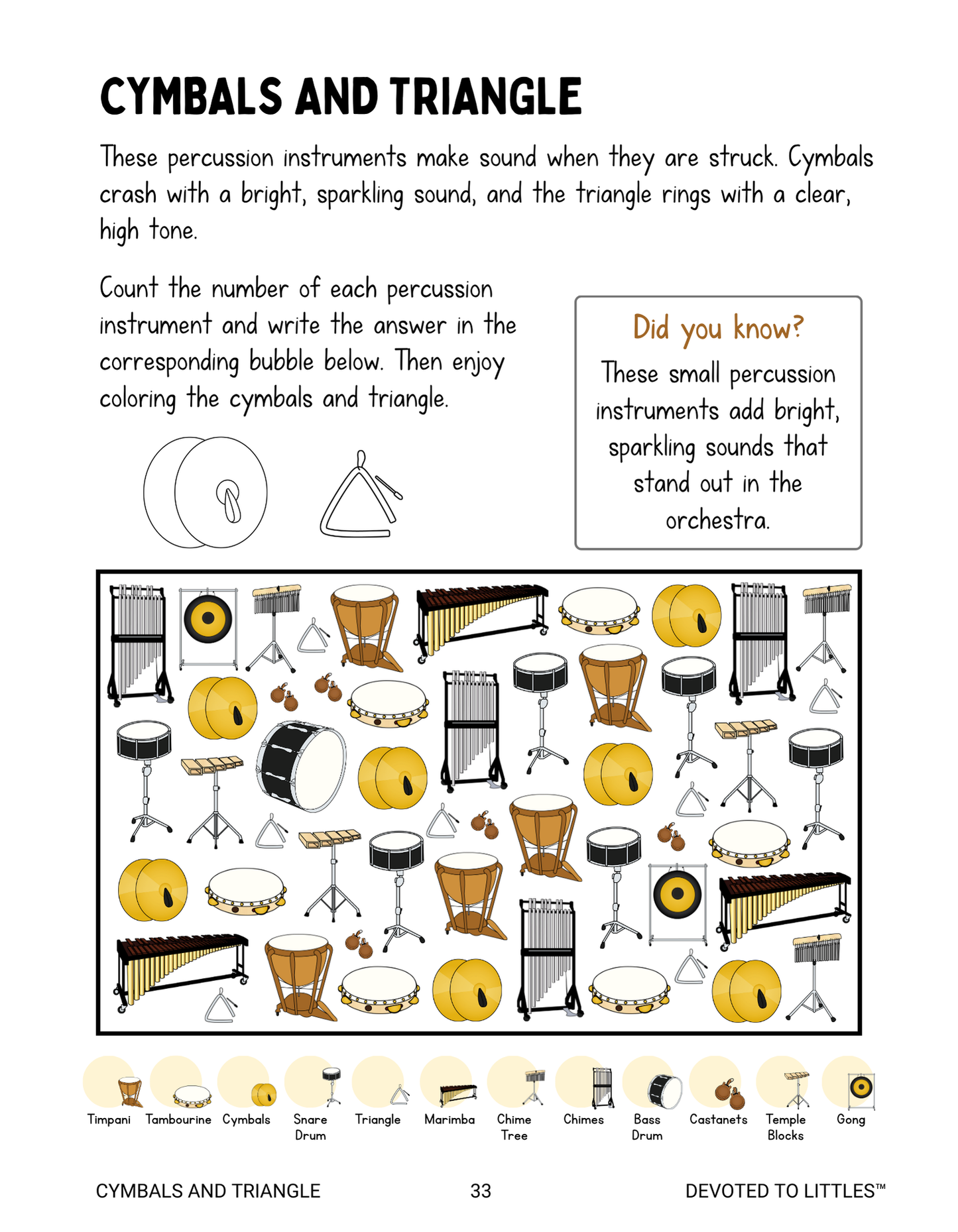 Instruments of the Orchestra Activity Book