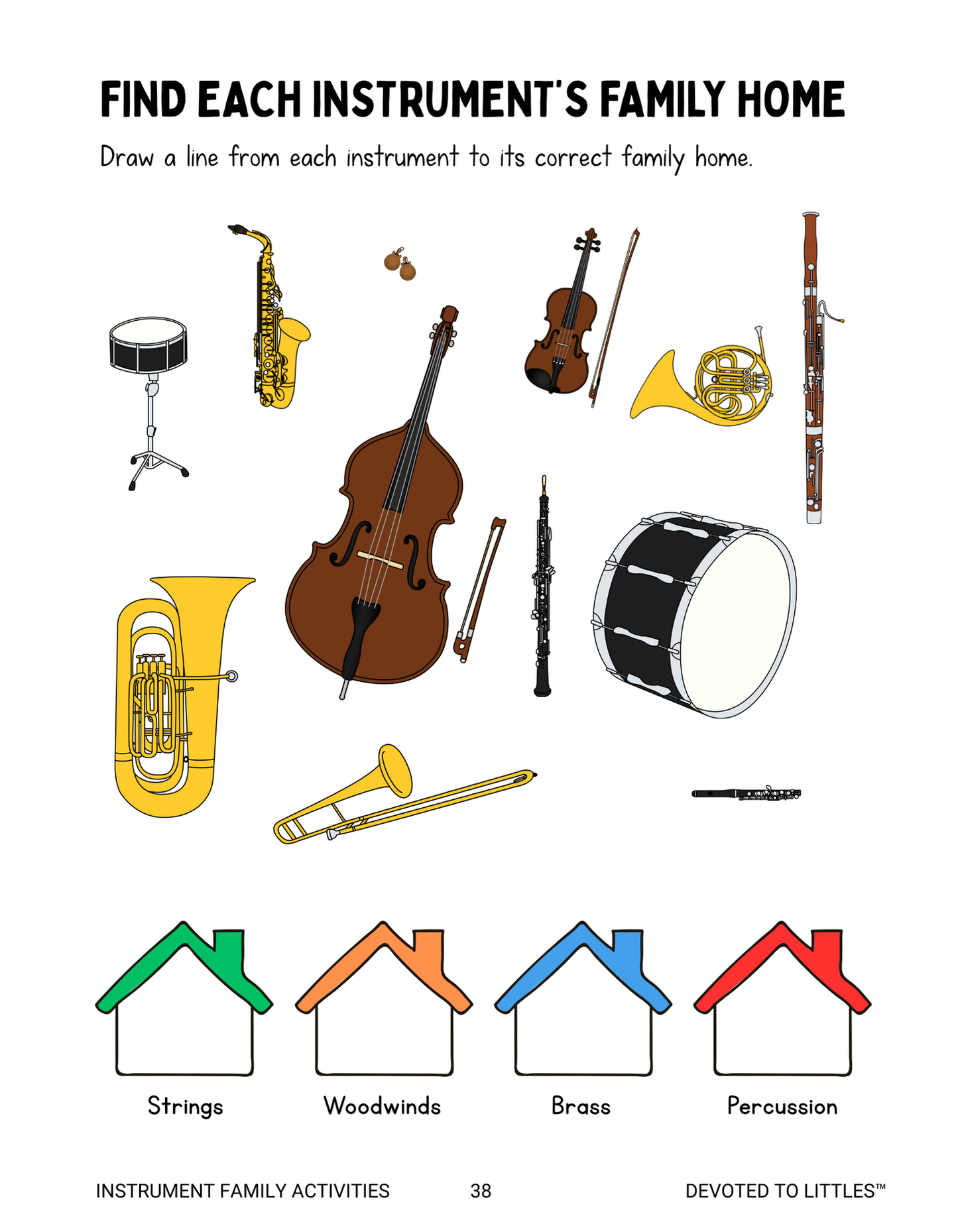 Instruments of the Orchestra Activity Book