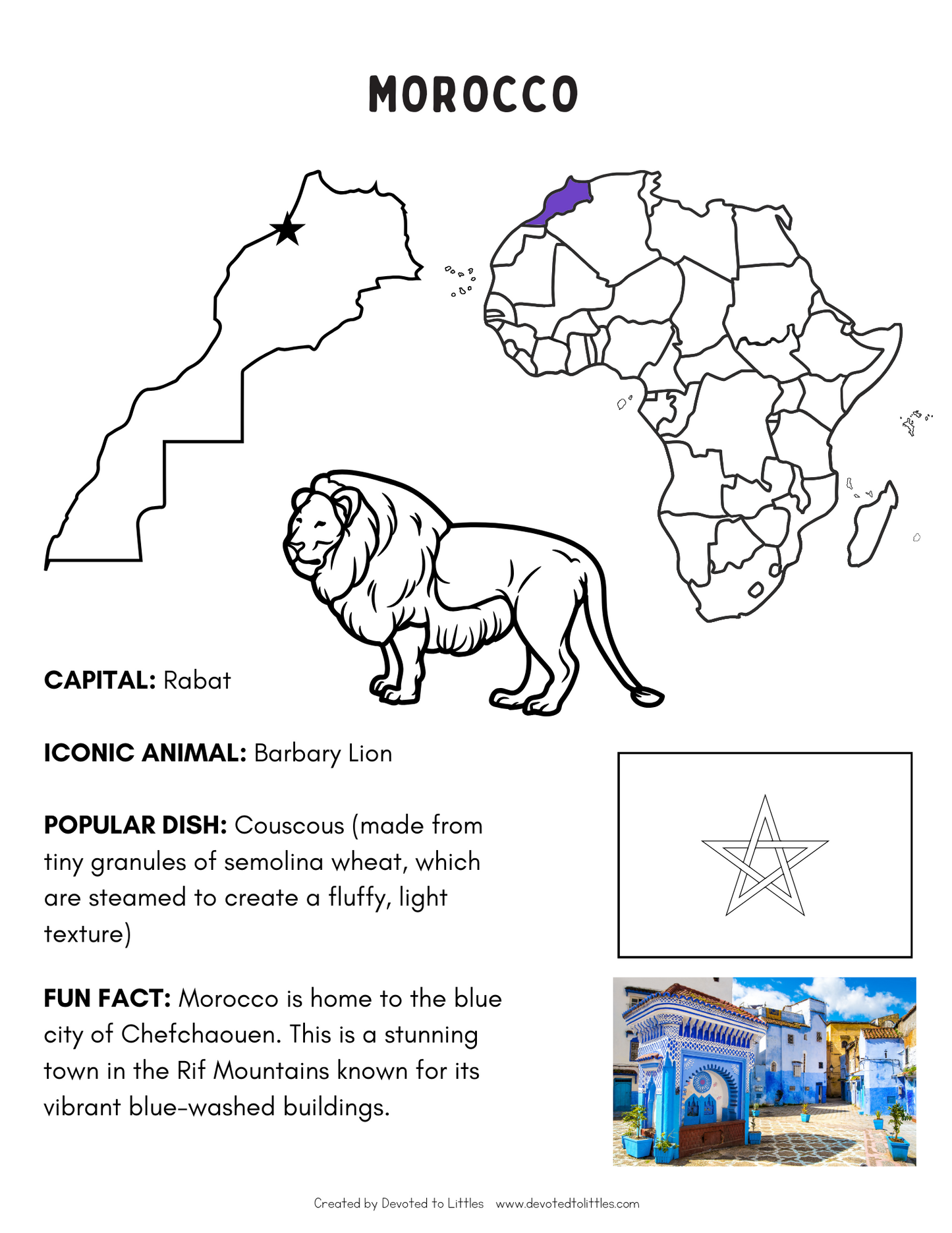 My African Countries Workbook