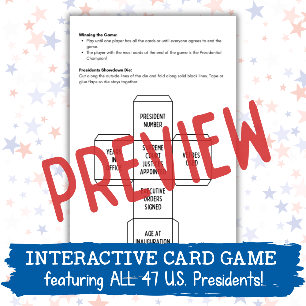U.S. Presidents Showdown Game