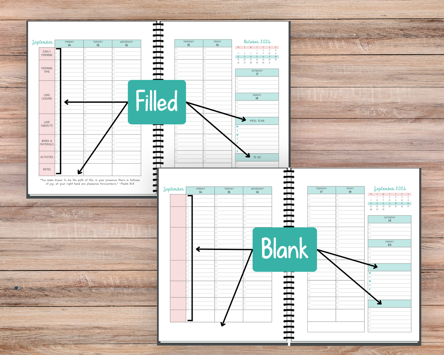 Homeschool Planner 2026-2027
