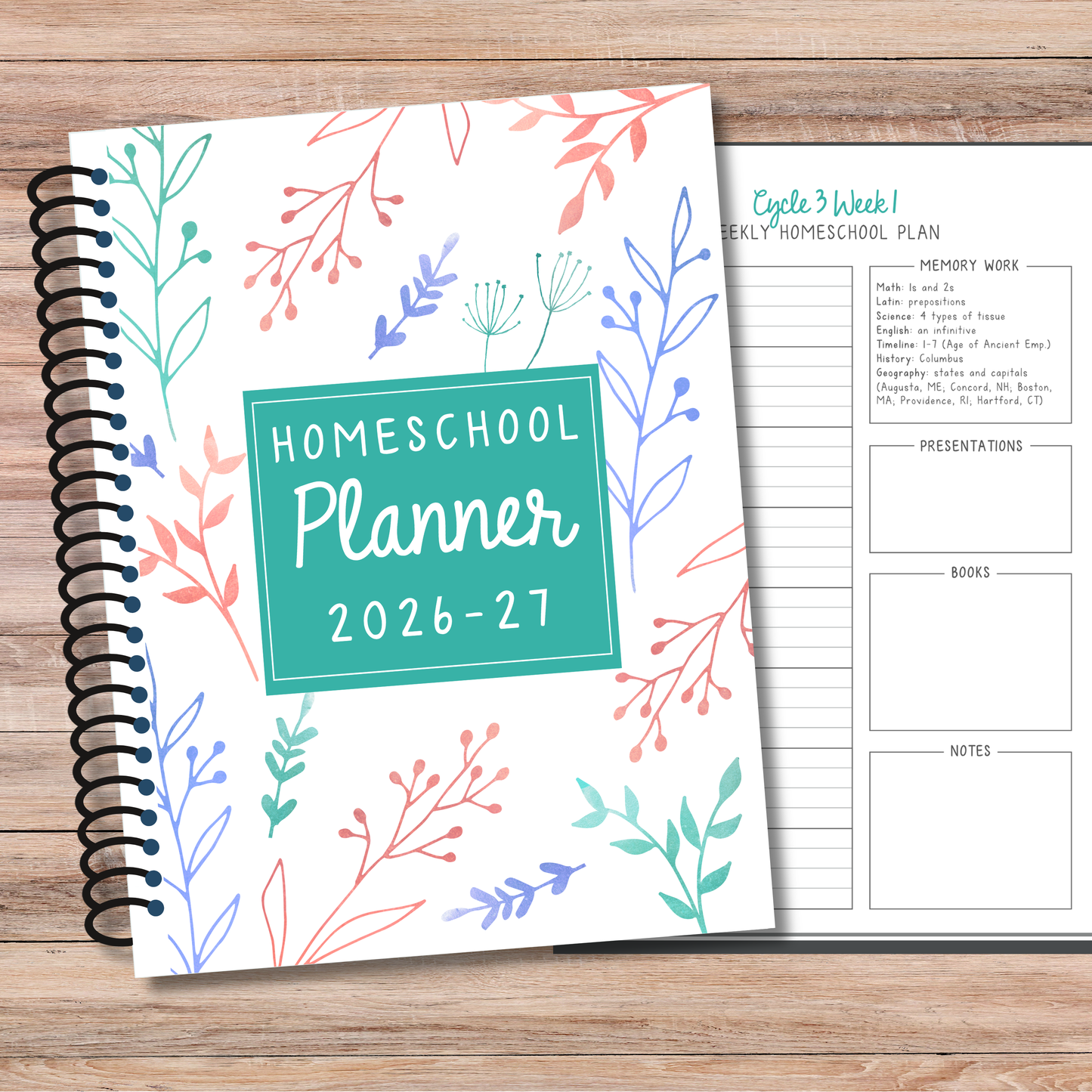 Homeschool Planner 2026-2027