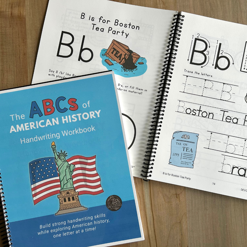 The ABCs of American History: Handwriting Workbook