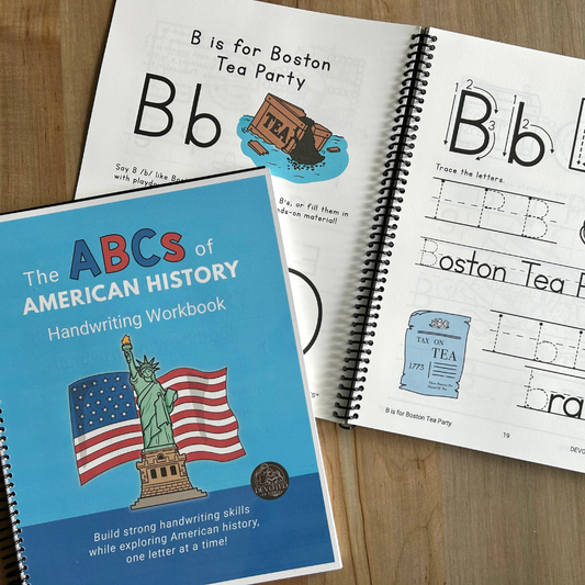 The ABCs of American History: Handwriting Workbook