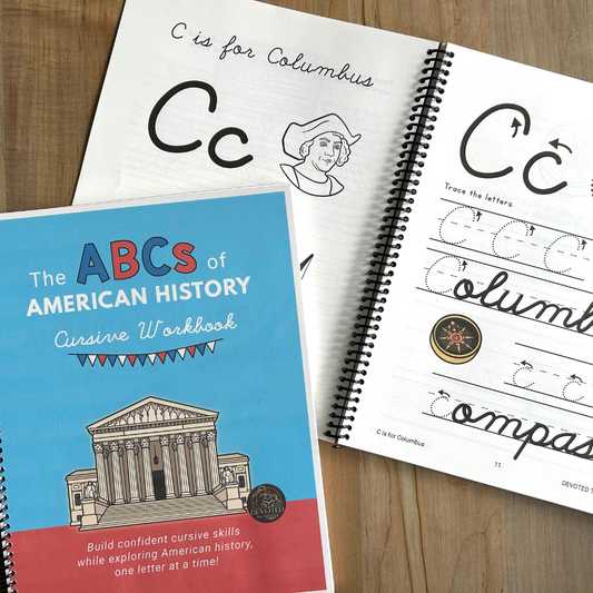 The ABCs of American History: Cursive Workbook