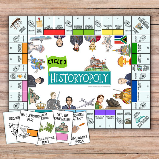 Cycle 2 Historyopoly Board Game