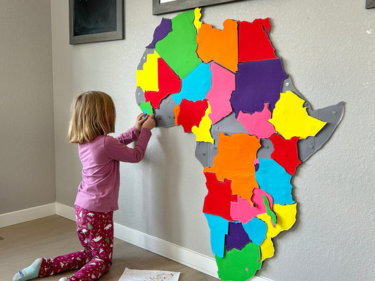 The 49 Continental African Countries + Madagascar PATTERNS; Classical Conversations Cycle 1