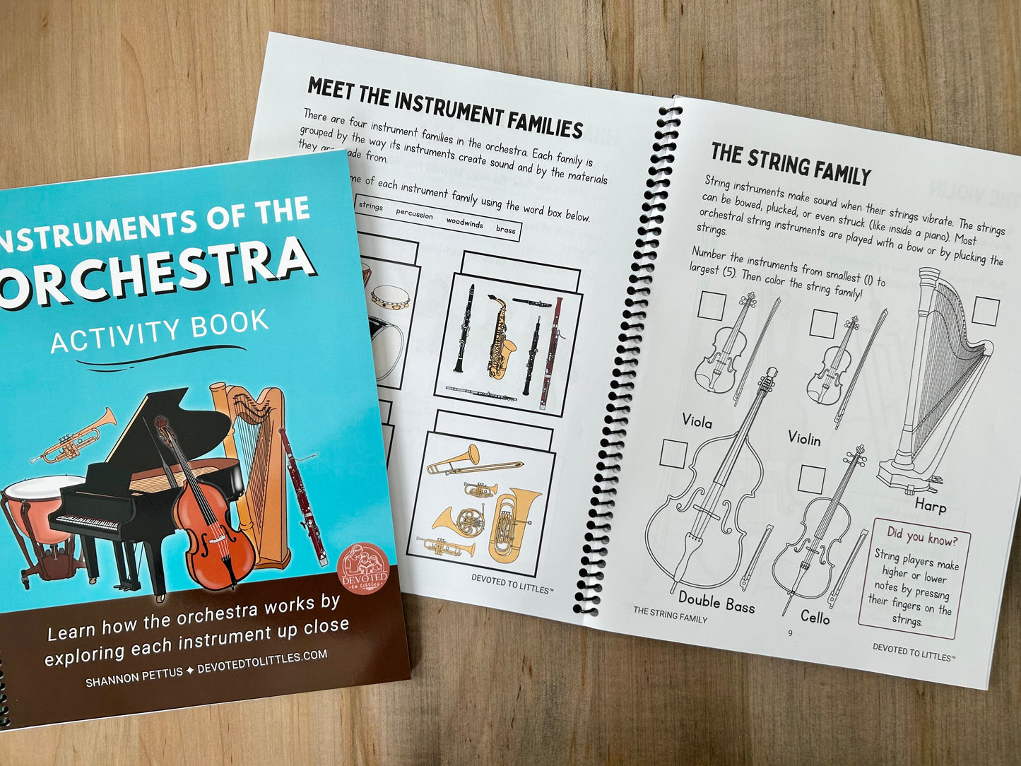 Instruments of the Orchestra Activity Book