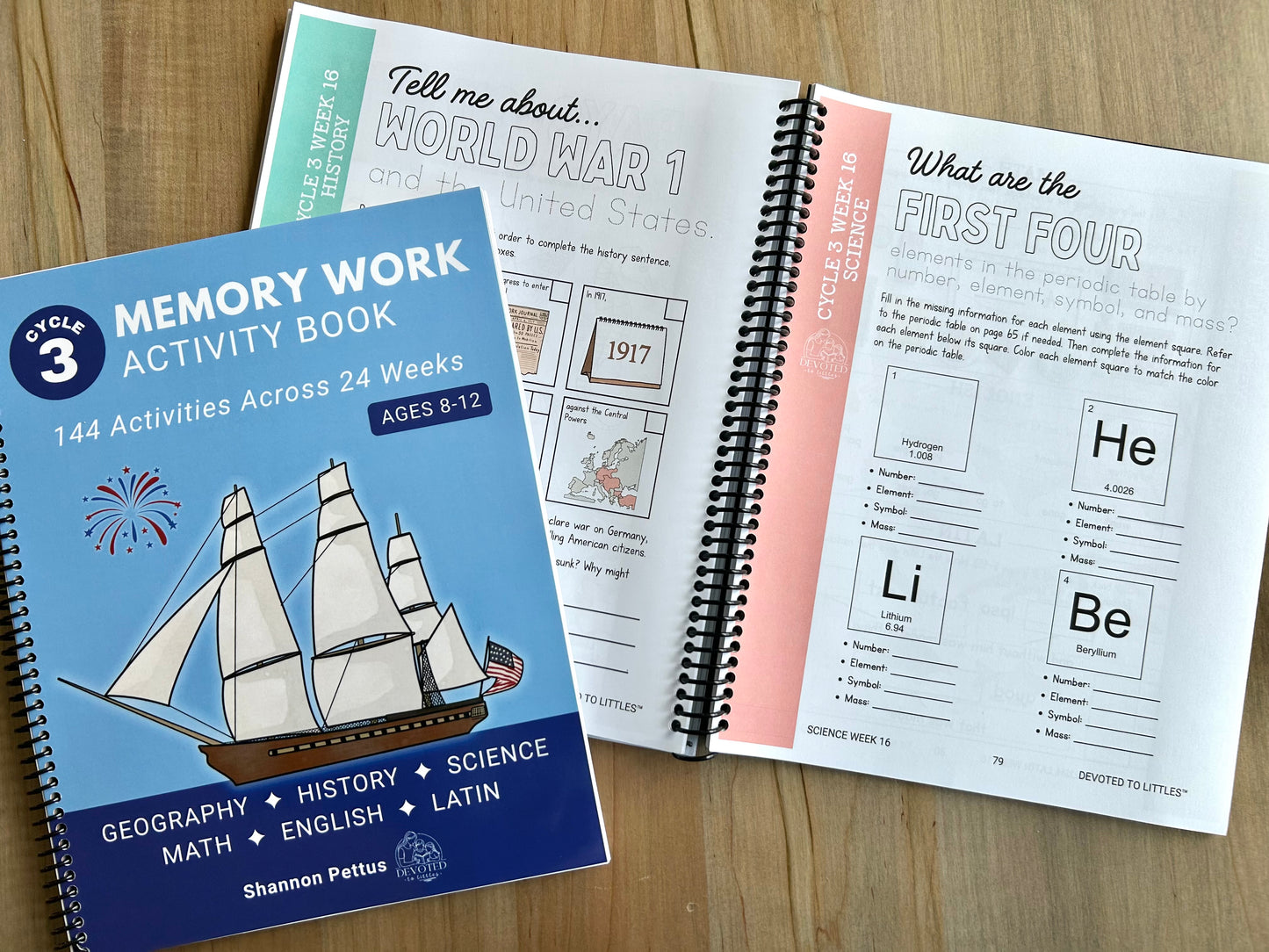 Cycle 3 Memory Work Activity Book