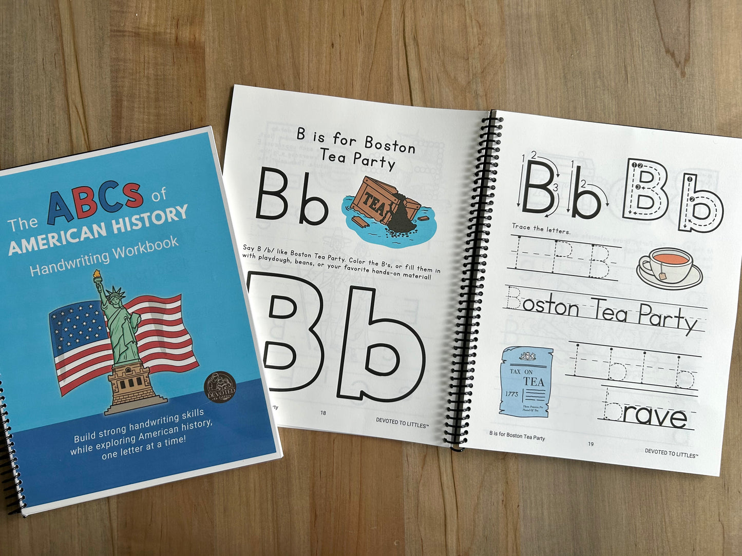The ABCs of American History: Handwriting Workbook