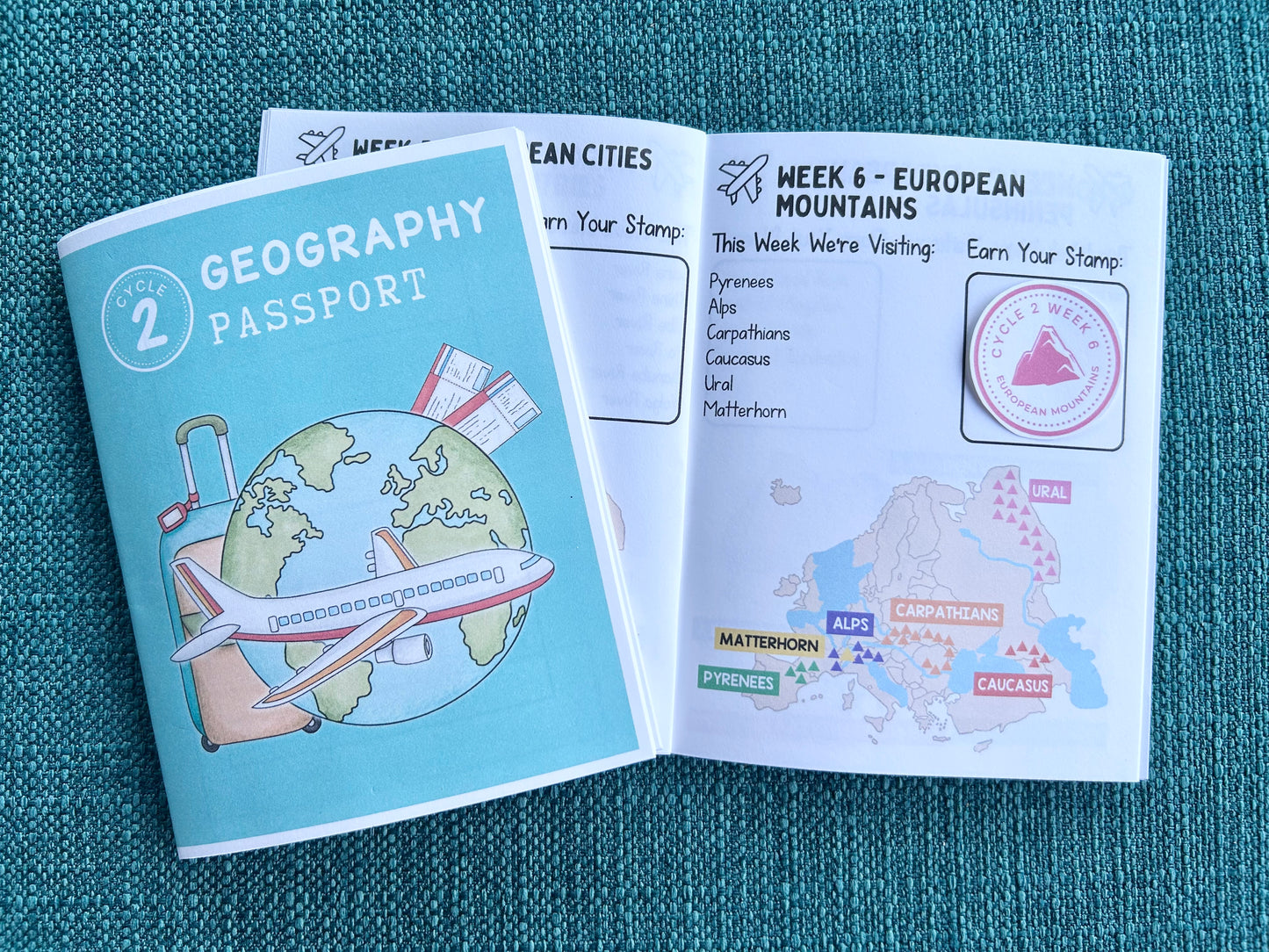 Cycle 2 Geography Passport - Digital Download