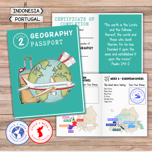 Cycle 2 Geography Passport - Digital Download