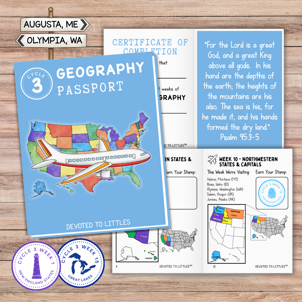 Cycle 3 Geography Passport - Digital Download