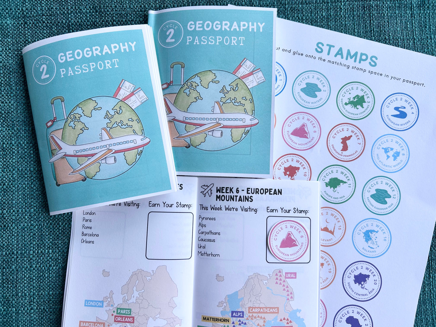 Cycle 2 Geography Passport - Digital Download