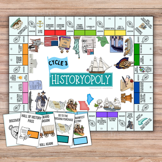 Cycle 3 Historyopoly Board Game