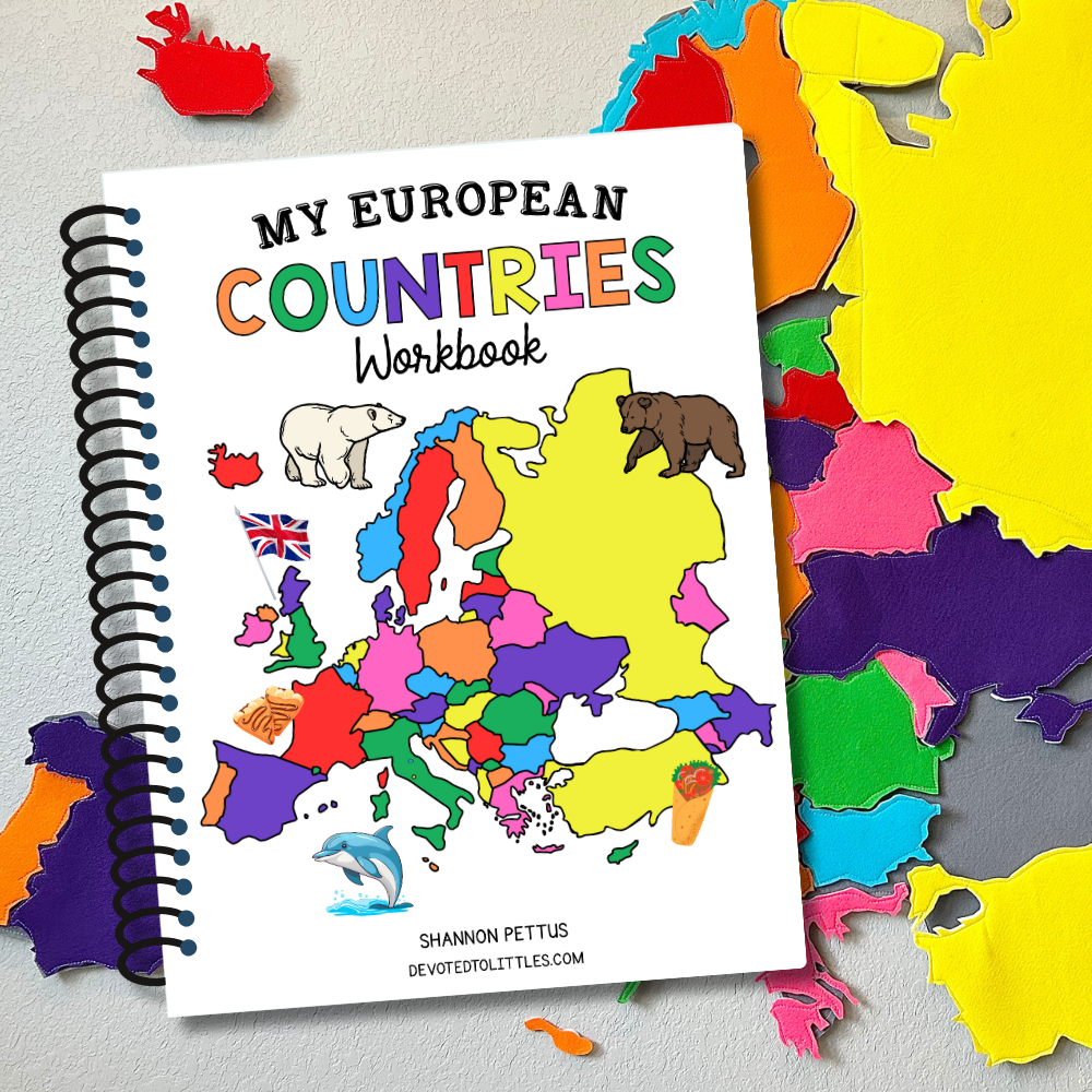 European Country Patterns & Workbook Bundle