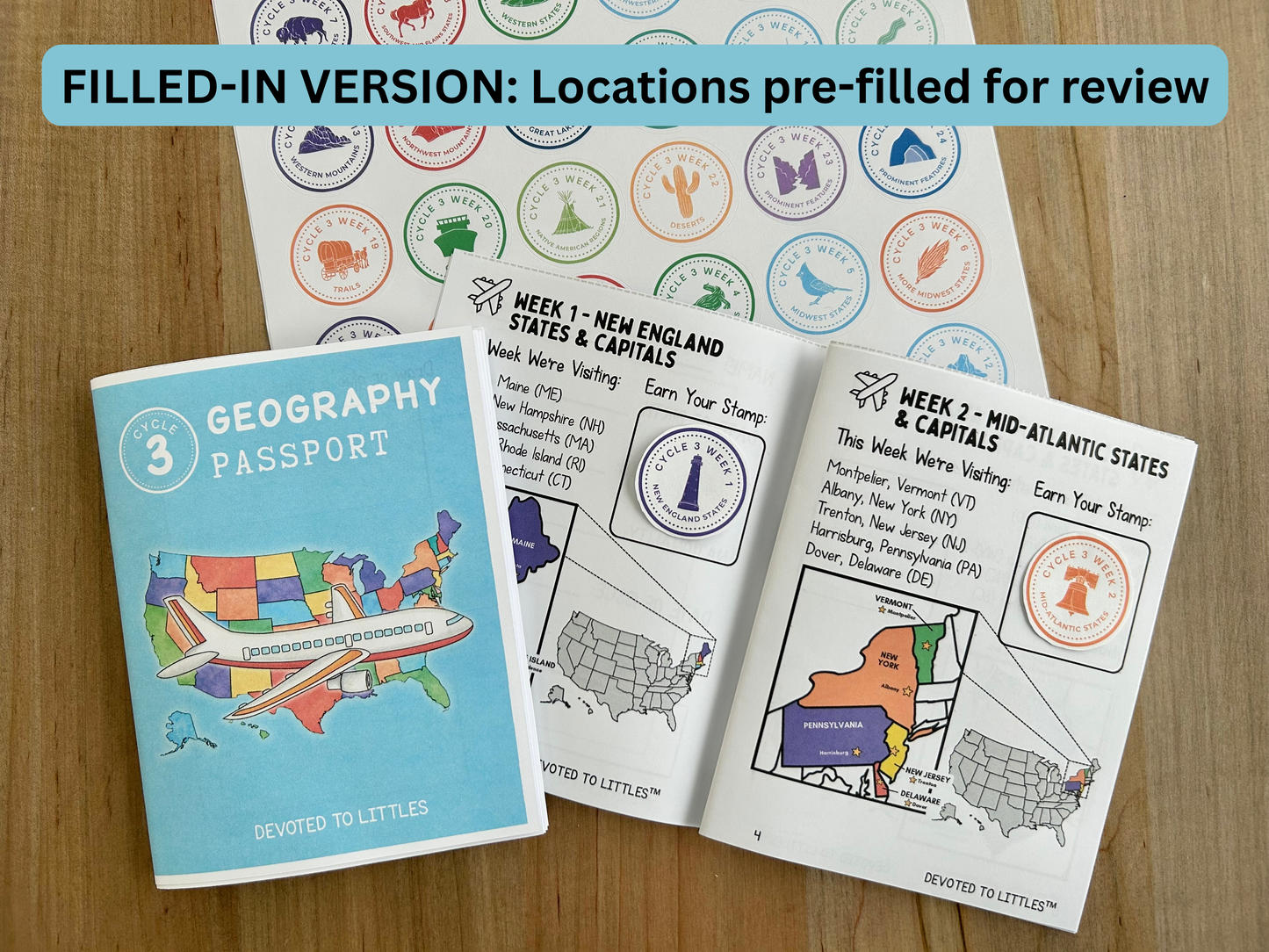 Cycle 3 Geography Passport - Digital Download