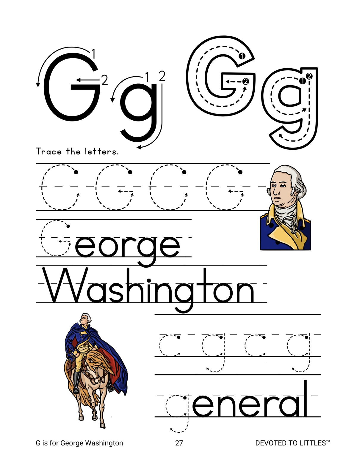 The ABCs of American History: Handwriting Workbook