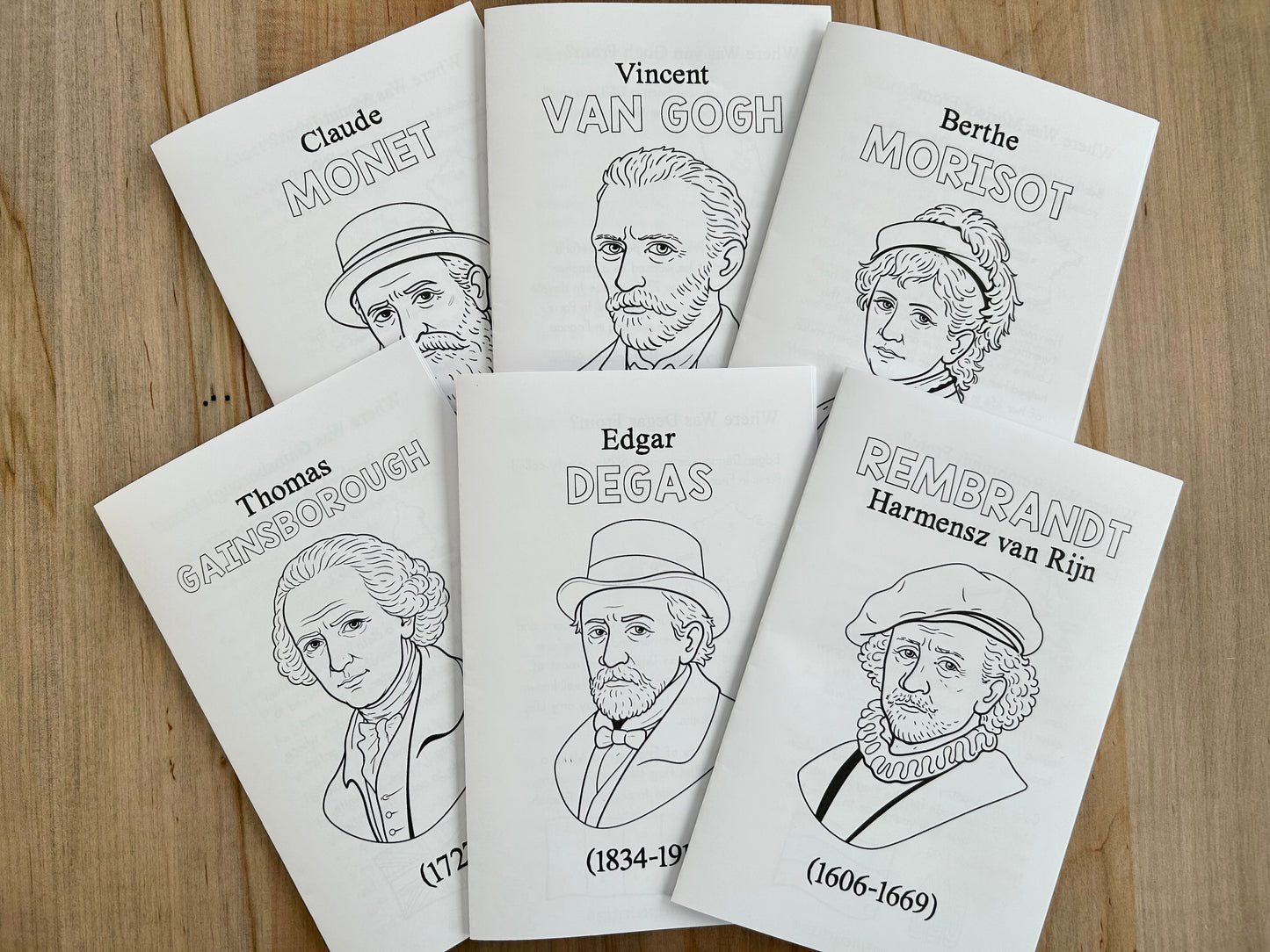 Cycle 2 Great Artists Mini Book Set – Digital Download