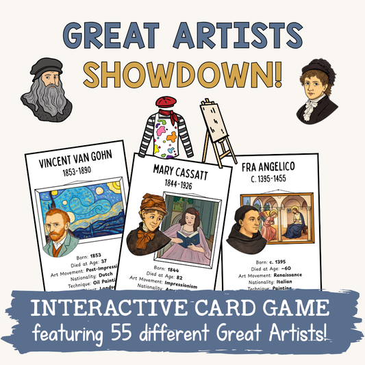 Great Artists Showdown Game