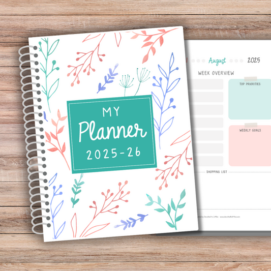 Custom Homeschool Planner PDF (2025-26 or undated)