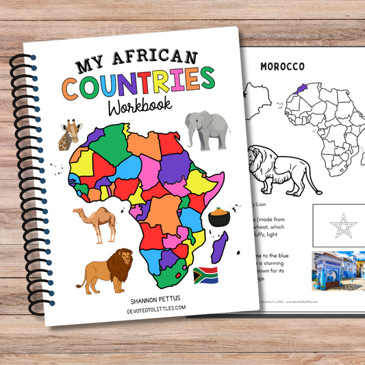 My African Countries Workbook