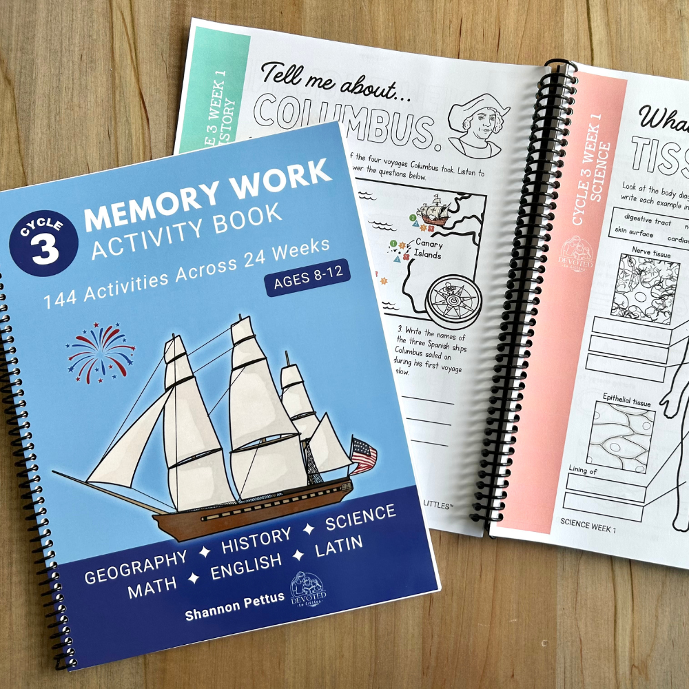 Cycle 3 Memory Work Activity Book