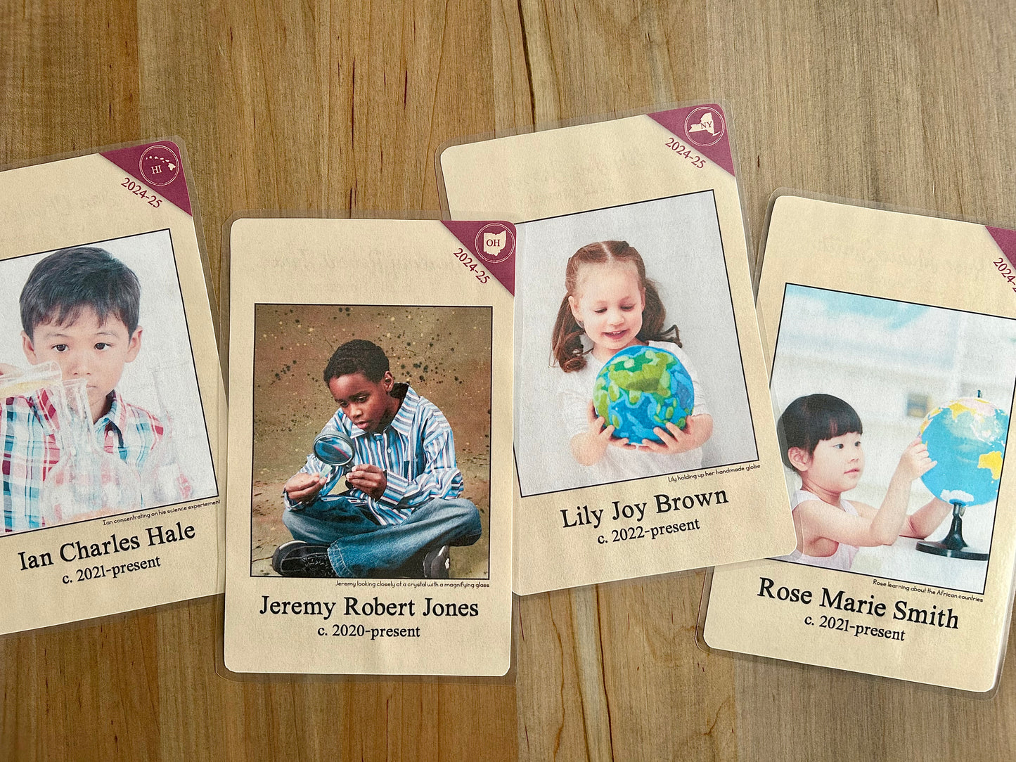 Personalized Student Timeline Card