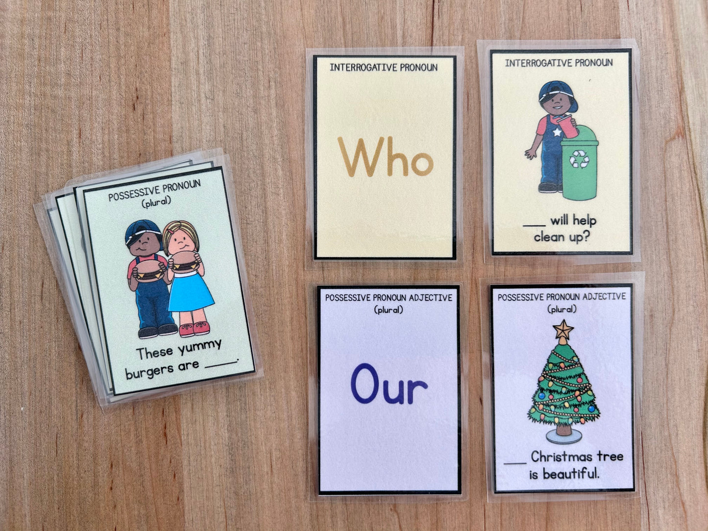 Pronoun Memory Game - Digital Download