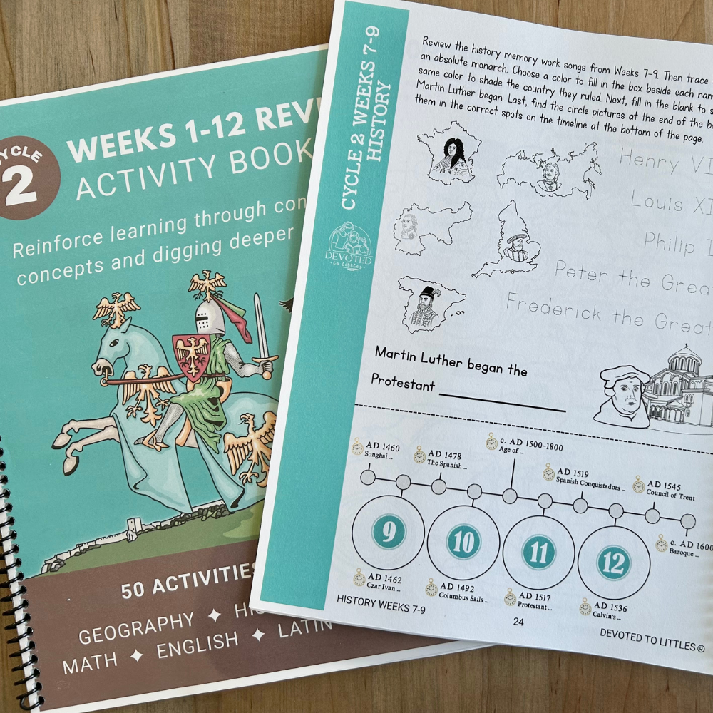 Cycle 2 Weeks 1-12 Review Activity Book - Physical Copy