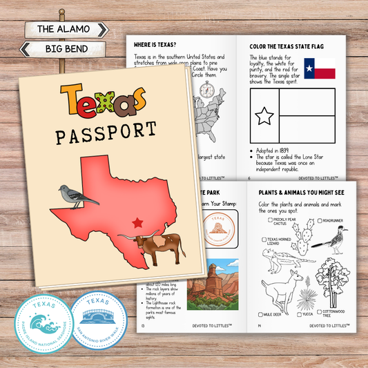 Texas Passport - Digital Download
