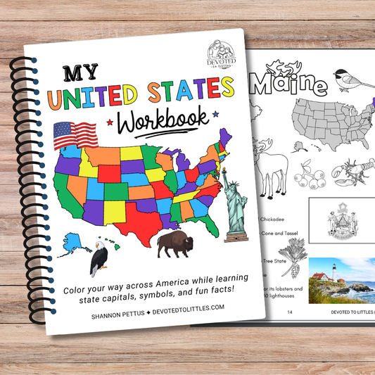 My United States Workbook - Digital Download